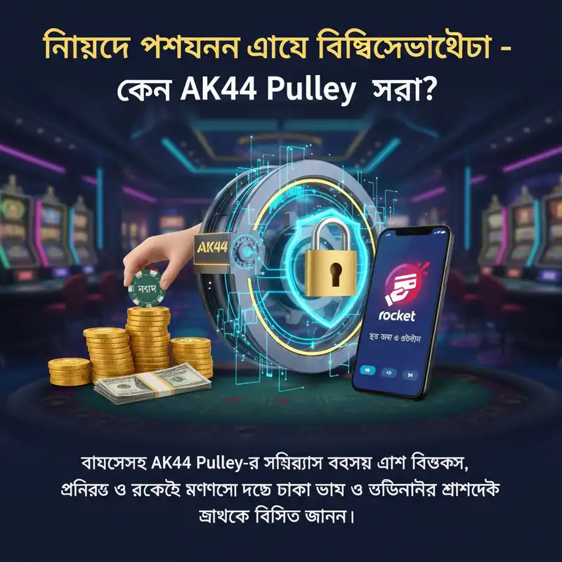 AK44 Pulley নিরাপদ পেমেন্ট এবং নিরাপত্তা ব্যবস্থা